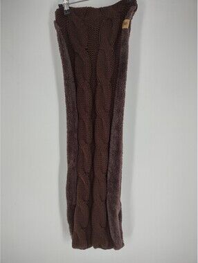 Basico  Simple Wear Infinity Scarf Brown 077